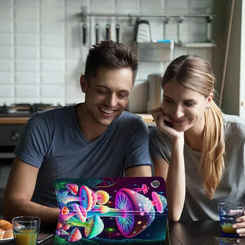 Miniatura 116 de Funda para tablet Fire 7 (12ª generación, versión 2022), delgada, a prueba de golpes, delgada, de piel sintética, con función de apagado/encendido