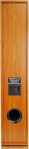 Miniatura 7 de Rockville (1) RockTower 64C Classic Home Audio Tower Altavoz Pasivo 4 Ohm Madera clásica