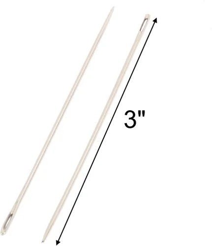Miniatura 2 de uxcell Metal Tailors - Agujas de coser de 3 pulgadas, 40