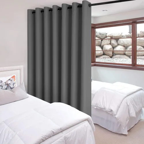 Miniatura 121 de DWCN Cortina opaca divisora de habitación de privacidad total, cortinas térmicas para puerta de patio, sala de estar, separación de dormitorio
