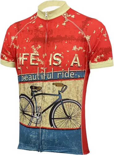 Miniatura 2 de Life is A Beautiful Ride - Camiseta de ciclismo para hombre