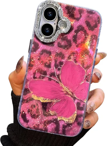 Miniatura 51 de I-MGAE-IN-AR Funda compacta para iPhone 11, diseño de mariposa, marco de protección de lente de cámara con diamante 3D, bonitas fundas protectoras