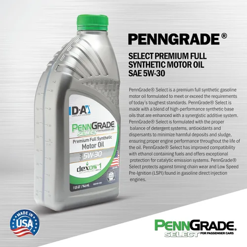 Miniatura 2 de PENN GRADE 61515, aceite de motor sintético completo seleccionado SAE 5W-30, 6 galones