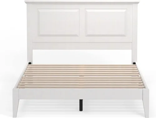 Miniatura 20 de Glenwillow Home Cama de plataforma de madera maciza estilo cabaña en tamaño matrimonial - Cereza clásica