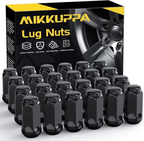 Miniatura 28 de MIKKUPPA 20 tuercas de llanta 9/16-18 – Reemplazo para Ram 1500 1994-2011, Dodge Dakota 2005-2010, rueda Durango 2004-2009, negro 7 estriado
