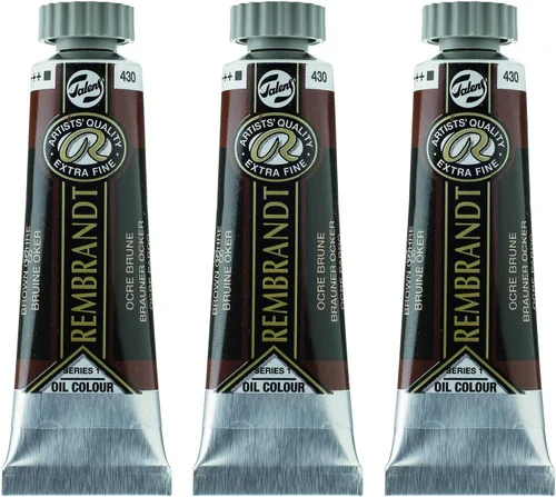 Miniatura 12 de Tarens Pintura al óleo, Rembrandt, juego de 3, marrón Mudder Permanente, 0.5 fl oz (0.5 fl oz) (Nº 5)