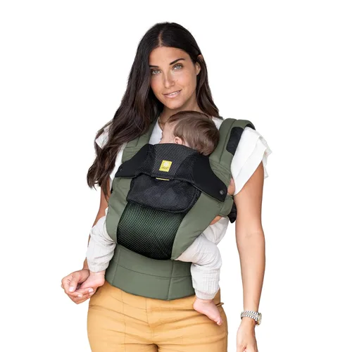 Miniatura 12 de LÍLLÉbaby Portabebés ergonómico 6 en 1 para bebés con soporte lumbar (7-45 libras), uso de bebé de 360 grados, orientado hacia adentro y hacia