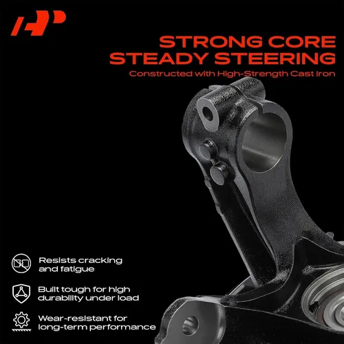 Miniatura 6 de A-Premium Conjunto de cubo de cojinete de rueda y nudillo de dirección delantero izquierdo compatible con Honda Accord 2013 2014 2015 2016, lado