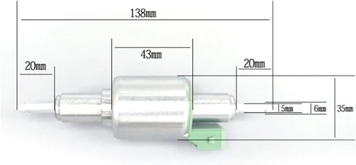 Miniatura 7 de Bomba diésel para calentador de aire de coche de 12 V/22, bomba de medición de pulsos, bomba de combustible de aceite para 2 KW ~ 6 KW, calentador