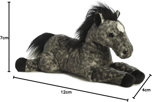 Miniatura 2 de Aurora® Adorable Flopsie™ Jack™ - Animal de peluche, facilidad juguetona, compañeros atemporales, color gris, 12 pulgadas