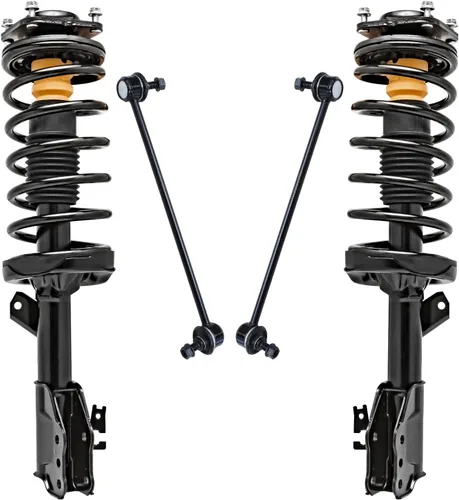 Miniatura 29 de Detroit Axle - Amortiguadores de puntales para Nissan Sentra 2007-2012 [Base S SL SR] Puntales delanteros completos con amortiguadores traseros