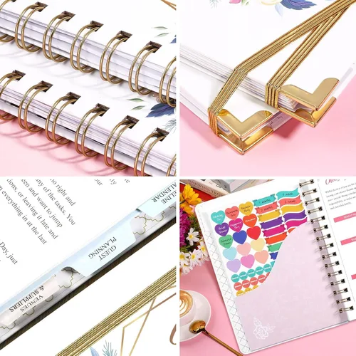 Miniatura 6 de Tullofa Planificador de Bodas – Libro Planificador de Bodas y Organizador para la Novia con 5 Secciones con Pestañas, 6.5 x 8.75 pulgadas, Tapa Dura