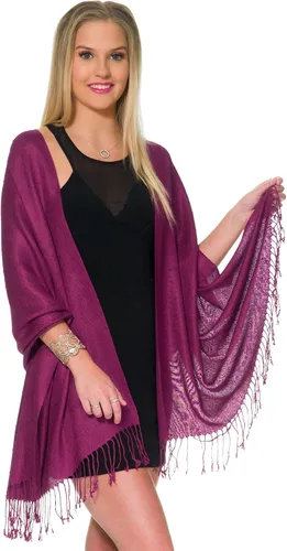 Miniatura 93 de Pashminas, chales y mantones para usar con vestidos de noche y en bodas, grandes y suaves