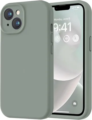 Miniatura 106 de LOVE 3000 Compatible con Funda para iPhone 15, [Cámara de Cobertura Completa de Silicona Suave] [Protección contra Caídas de 8 pies], Forro de Negro