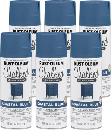 Miniatura 39 de Rust-Oleum - Pintura a la tiza en aerosol ultramate de 12 onzas (paquete de 1), color carbón, 302590
