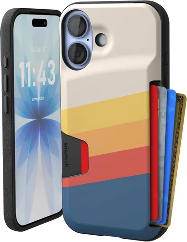 Miniatura 74 de Smartish - Funda tipo cartera para iPhone 11, diseño de cartera volumen 1 [delgada + protectora] con tarjetero - probada para caídas con ranura
