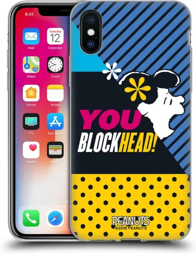 Miniatura 242 de Head Case Designs Funda de gel con licencia oficial de Peanuts Snoopy & Woodstock Halfs and Laughs [protección de grado militar] compatible