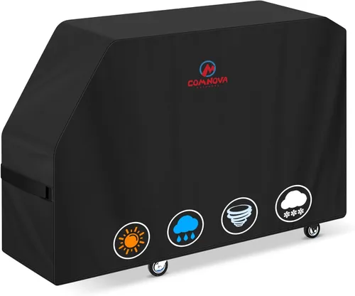 Miniatura 20 de Comnova Cubierta de Parrilla para Char Griller de 3 Quemadores de Combustible Dual – Cubierta de Ahumador 600D para Char Griller, Cubierta