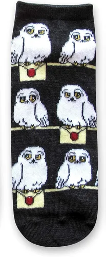 Miniatura 5 de Harry Potter Hedwig Hogwarts Letter JuniorsWomens 5 Pack de calcetines tobilleros talla 4-10, Multi