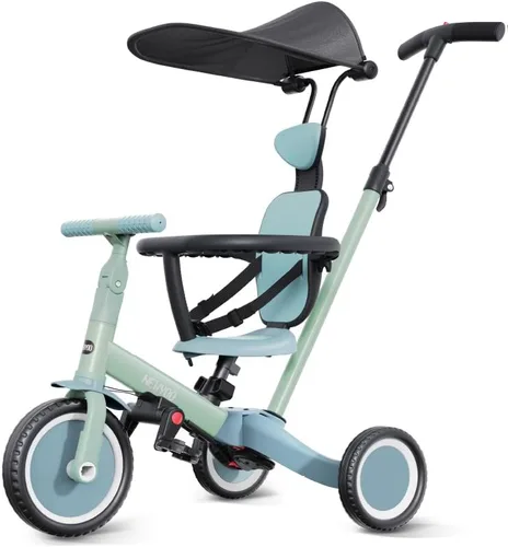 Miniatura 10 de newyoo Triciclo para niños pequeños de 1 a 3 años, bicicleta para niños pequeños, regalo de cumpleaños y juguetes para niña y niño, triciclo