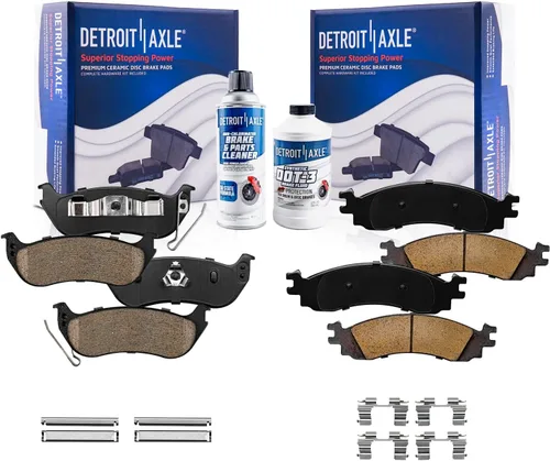 Miniatura 90 de Detroit Axle - Pastillas de freno traseras para Kia Sportage 2017-2022, Hyundai Tucson 2016-2021, pastillas de freno de cerámica 2018 2019 2020