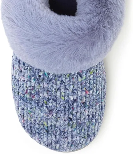 Miniatura 6 de Dearfoams Pantuflas de punto de chenilla Hannah para mujer