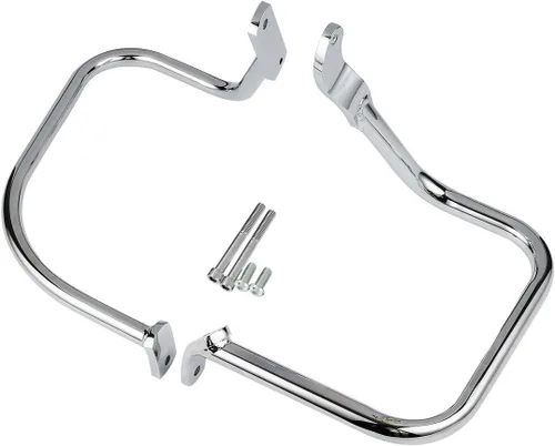 Miniatura 16 de TCT-MOTORPARTS Soportes de conversión para bolsas de sillín Guardaapoyo Compatible con Harley Heritage Springer Softail Fatboy FLSTF FLSTS 1984-2017