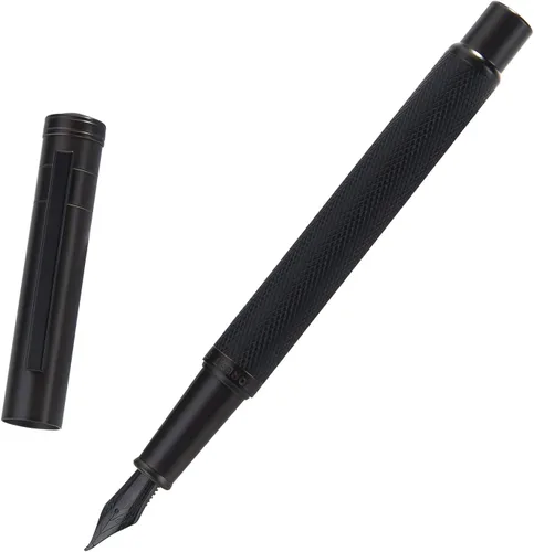 Miniatura 49 de Hongdian Bolígrafo Rollerball Bosque Azul Oscuro con Repuesto de Tinta Negra Schmidt, Diseño Clásico con Estuche de Metal para Firma de Negocios