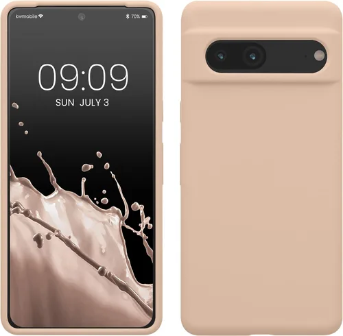 Miniatura 81 de kwmobile Funda compatible con Google Pixel 7 - Funda de silicona TPU con acabado suave - Piedra antigua