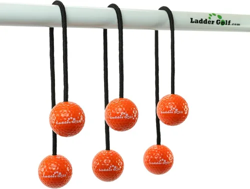 Miniatura 3 de Ladder Golf Official Hard Bolas, 3PK Rojo