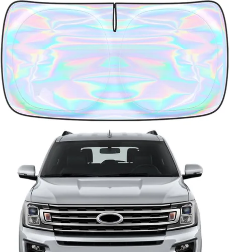 Miniatura 125 de Parasol para parabrisas Rivian R1S R1T 2022-2026 – Parasol compatible con Rivian R1S R1T plegable para ventana delantera, protector de visera solar