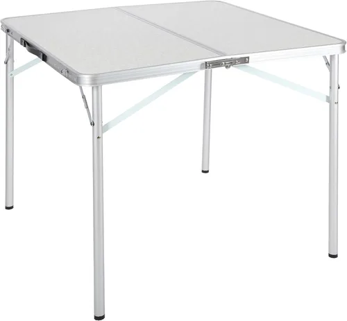 Miniatura 10 de REDCAMP Mesa de campamento cuadrada pequeña plegable de 24 pulgadas con patas de altura ajustable, mesa plegable de aluminio ligero y portátil