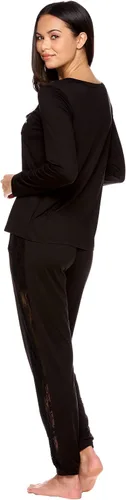 Miniatura 3 de bebe Conjunto de pijama para mujer con bolsillos, camisa de manga larga y pantalones de pijama