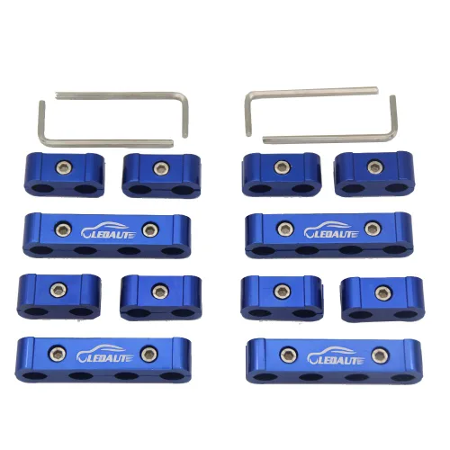 Miniatura 6 de LEDAUT 12 piezas separador divisor de cables de bujía del motor para 8 mm, 9 mm, 10 mm (negro)