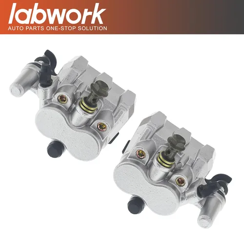 Miniatura 6 de labwork Pinzas de freno delantera derecha izquierda con pastillas de repuesto para Can Am Maverick 1000 2013-2017