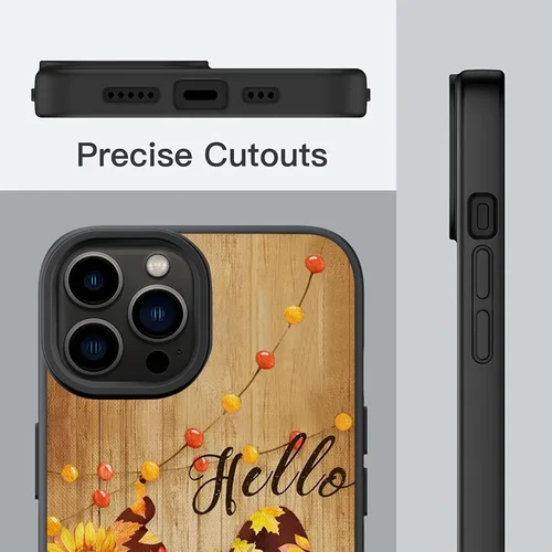 Miniatura 3 de Hello Fall - Funda para iPhone 16, 15, 14, 13, 12, 11 Pro Max, Galaxy S25, S24, S23, S22, S21, S20, FE, A16, A14, A15, A54, A53, A03S, A13, Note 20