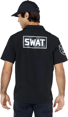 Miniatura 2 de Spirit Halloween Kit de disfraz SWAT para adultos SWAT Cosplay Disfraz de oficial de policía Disfraz de policía Disfraz fácil