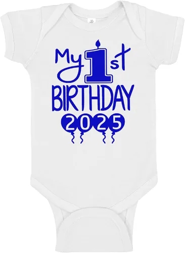 Miniatura 17 de Reaxion Traje de cuerpo entero hecho a mano para bebé niño y niña, mi primer cumpleaños 2024
