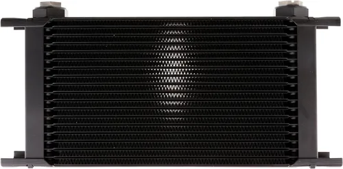 Setrab Enfriador de aceite ProLine STD serie 6 – Matriz de 19 filas 235 | Radiador de placa apilada de alto rendimiento | Puertos hembra M22 | 11.14