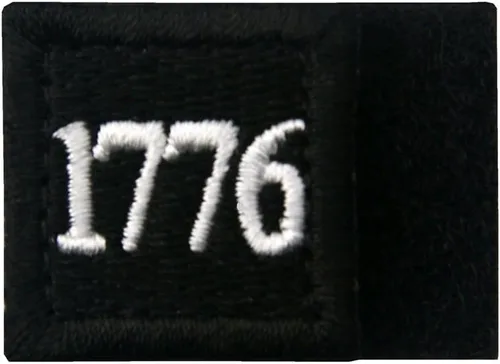 Miniatura 4 de 1776 American Independence Emblem Tactical USA Morale bordado apliques sujetador gancho y bucle parche - negro