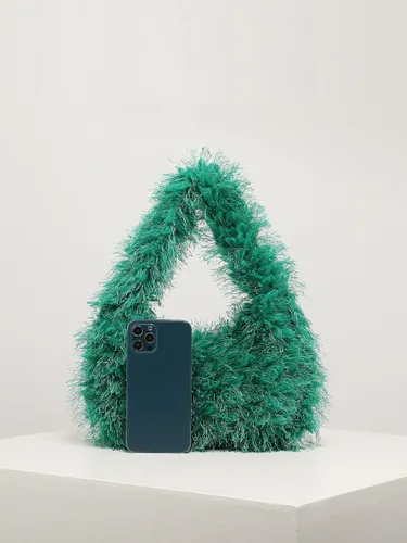 Miniatura 4 de Verdusa Bolso de mano peludo de piel sintética para mujer