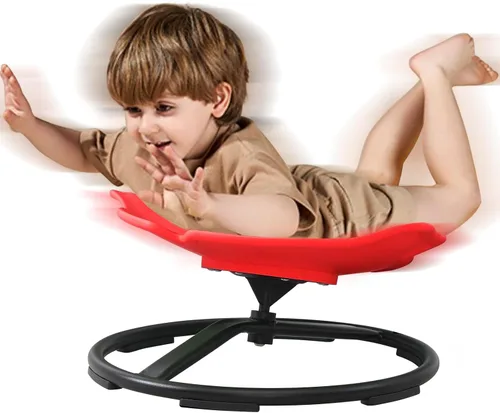 Miniatura 21 de Silla giratoria sensorial para niños con autismo de 3 años en adelante, silla giratoria para sentarse y girar para niños con TDAH, sillas