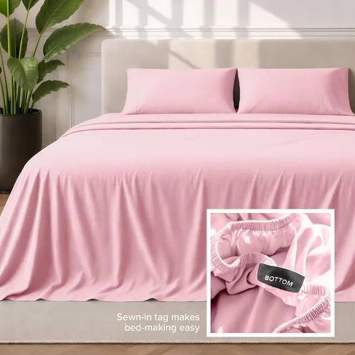 Miniatura 6 de Bare Home Juego de Sábanas King - Sábanas de Cama King de Microfibra Ultra-Suave de Lujo 1800 - Doble Cepillado - Bolsillos Profundos - Ajuste Fácil