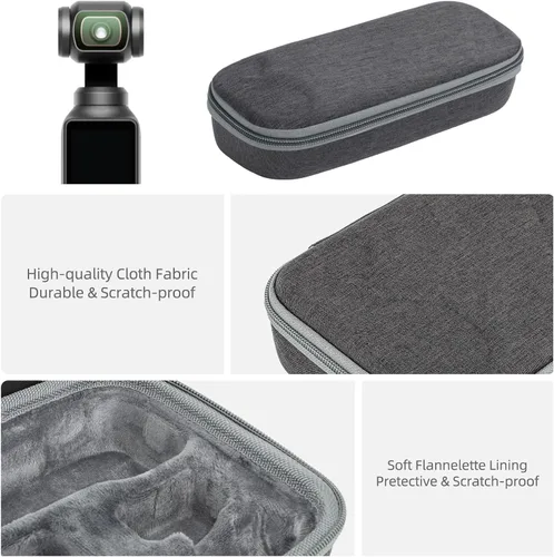 Miniatura 3 de Funda Pocket3 para DJI Osmo Pocket 3 Accesorios de la cámara Bolsa de la manija de la batería Mini Trípode Transmisor Cubierta protectora de viaje