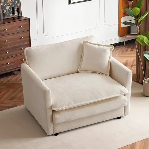 Miniatura 150 de SoarFlash Sofá modula, de felpilla, posición de en medio, beige