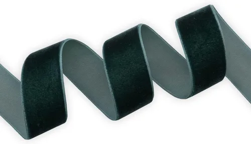 Miniatura 49 de Cinta de terciopelo negro de 1 1/2 pulgadas de una cara de nylon para envoltura de regalos, lazos para el pelo, gargantilla, decoraciones de boda