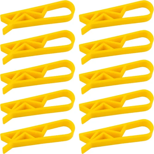 Miniatura 8 de AUEAR, Paquete de 10 cubos de basura con clip para bolsa de basura verde, clips antideslizantes