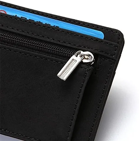 Miniatura 7 de Fida&Moon - Monedero de piel sintética para hombre, diseño de carteras mágicas
