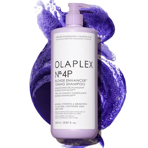 Miniatura 10 de Olaplex Nº.4P Blonde Enhancer Purple Toning Shampoo: Neutralizes Brassiness & Strengthen Repairs Damages & Hydrates Hair For Coily, Curly