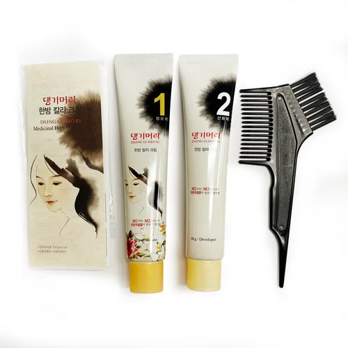Miniatura 3 de Daeng Gi Meo Ri Crema de tinte para el cabello a base de hierbas coreanas [marrón natural] - Cobertura de canas sin PPD, protección para el cabello